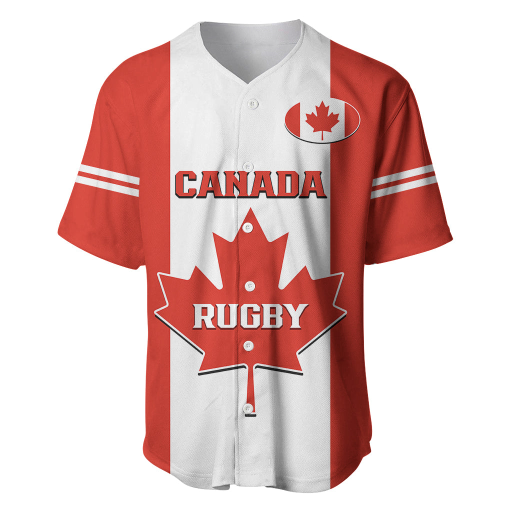 Canada Rugby Baseball Jersey Go Canucks Maple Leaf Pacific  2023 - Wonder Print Shop