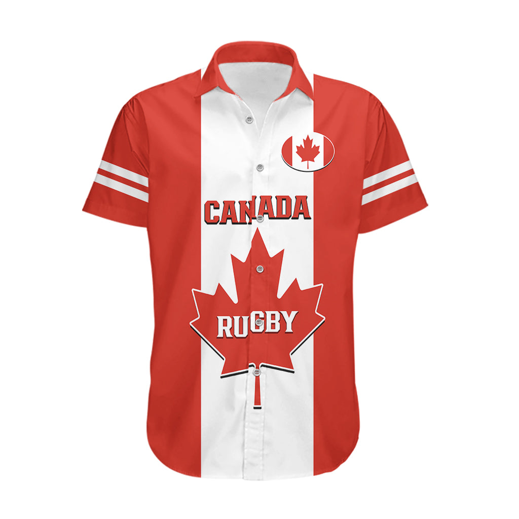 Canada Rugby Hawaiian Shirt Go Canucks Maple Leaf Pacific  2023 - Wonder Print Shop