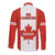 Canada Rugby Long Sleeve Button Shirt Go Canucks Maple Leaf Pacific  2023 - Wonder Print Shop