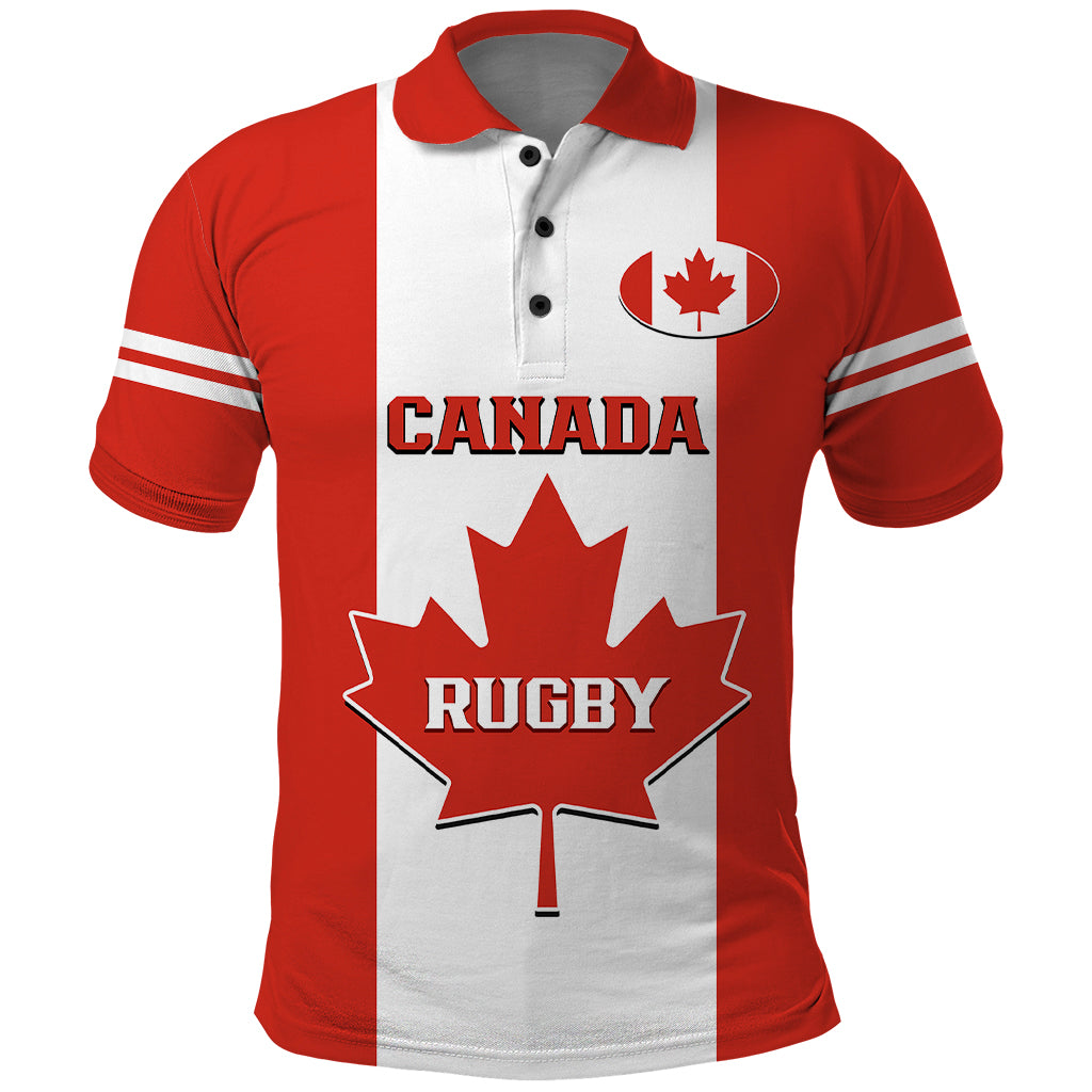 Personalised Canada Rugby Polo Shirt Go Canucks Maple Leaf Pacific  2023 - Wonder Print Shop