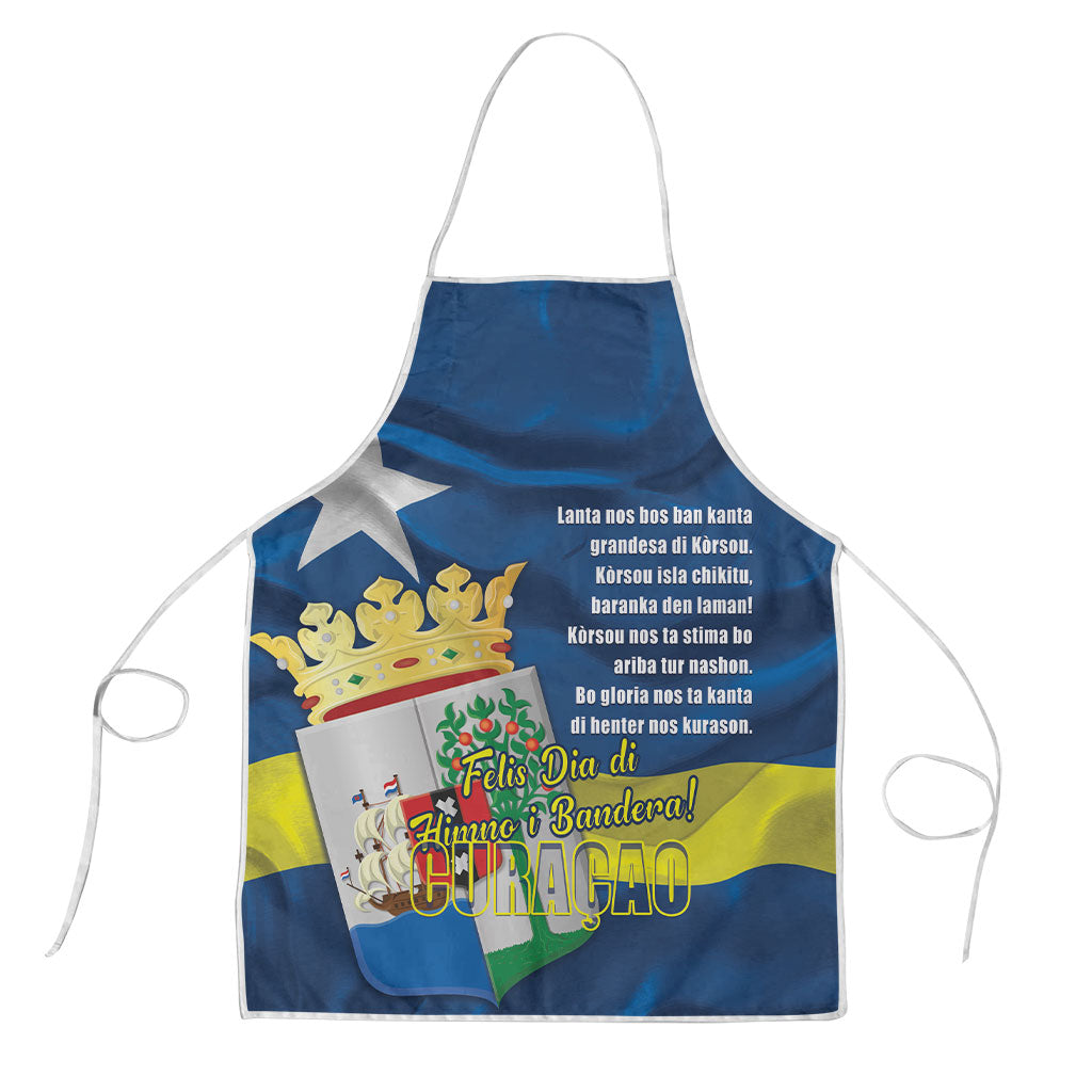 Curacao Flag Day Apron Felis Dia di Himno i Bandera