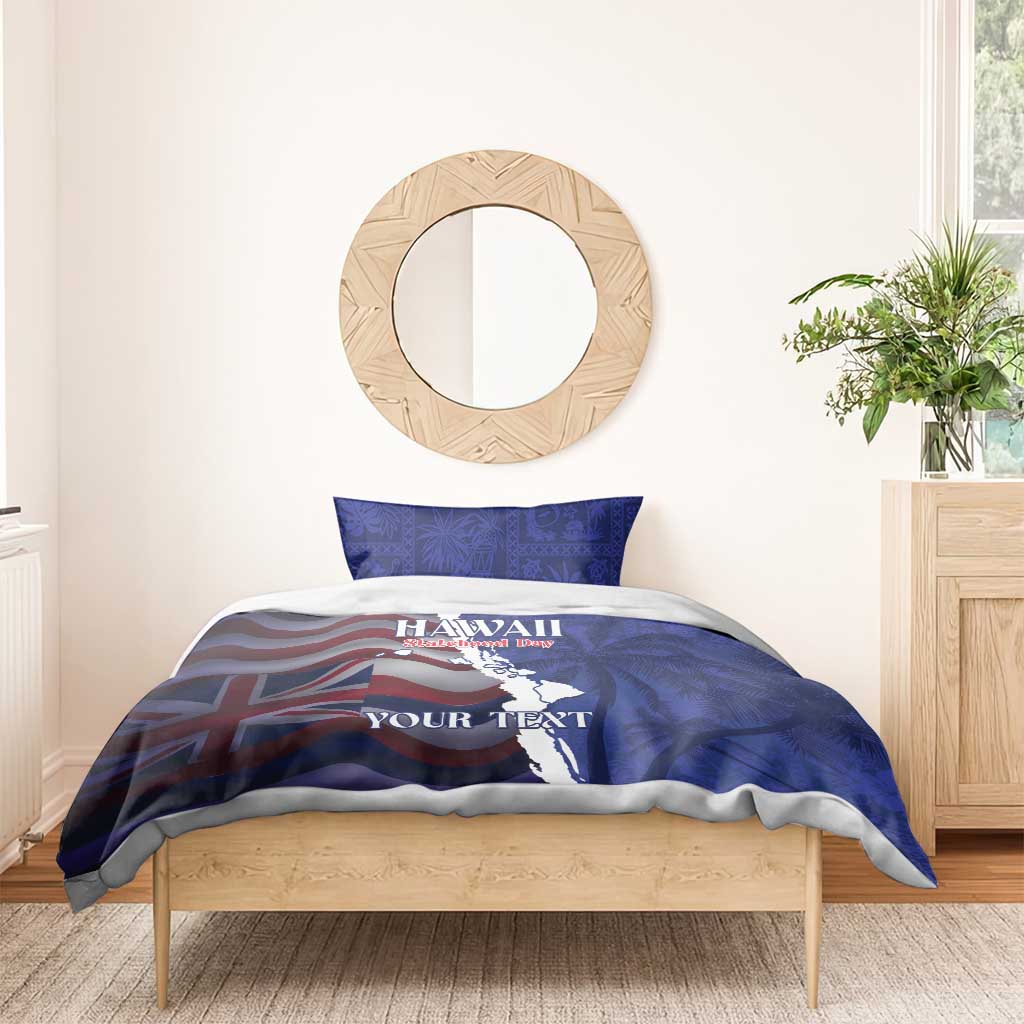 Personalized Hawaii Statehood Day Bedding Set 66th Anniversary - Wonder Print Shop