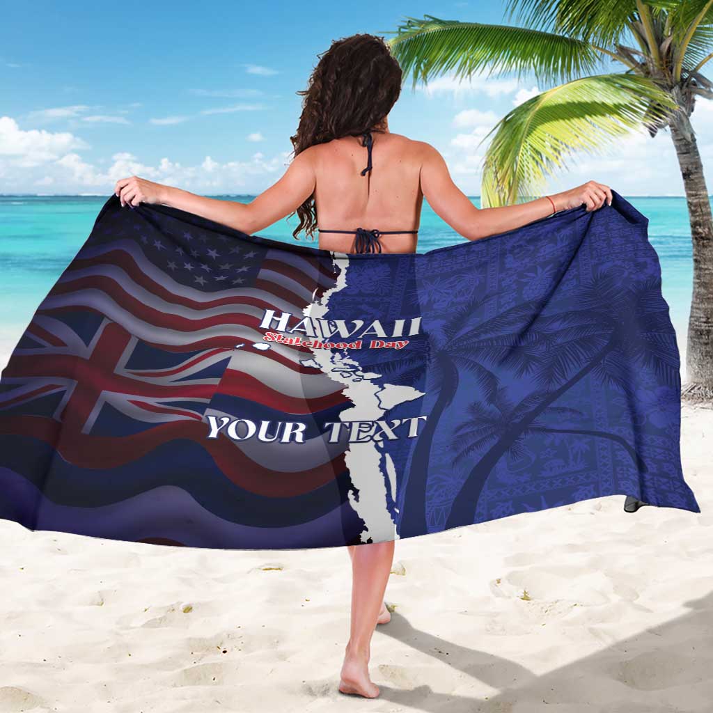 Personalized Hawaii Statehood Day Sarong 66th Anniversary - Wonder Print Shop