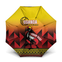 Uganda Basketball Custom Umbrella Come On Silverbacks African Pattern - Wonder Print Shop