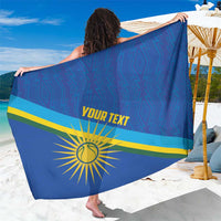 Rwanda Basketball Custom Sarong Go Champions Imigongo Folk Pattern - Wonder Print Shop