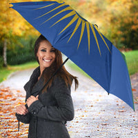 Rwanda Basketball Custom Umbrella Go Champions Imigongo Folk Pattern - Wonder Print Shop