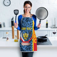 DR Congo Basketball Custom Apron Come On Leopards Skin Pattern - Wonder Print Shop