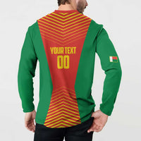 Madagascar Basketball Custom Button Sweatshirt Come On Angel Manzano - Wonder Print Shop