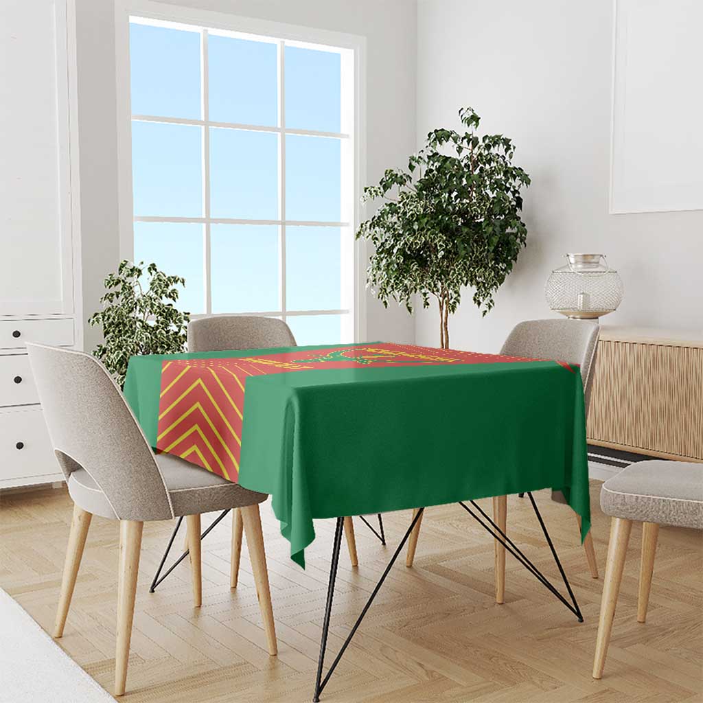 Madagascar Basketball Custom Tablecloth Come On Angel Manzano - Wonder Print Shop