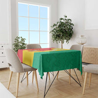 Guinea Basketball Custom Tablecloth Syli Nationale African Pattern - Wonder Print Shop