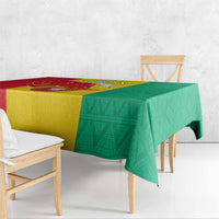 Guinea Basketball Custom Tablecloth Syli Nationale African Pattern - Wonder Print Shop