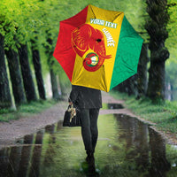 Guinea Basketball Custom Umbrella Syli Nationale African Pattern - Wonder Print Shop