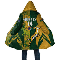 South Africa Australia Rugby Custom Cloak Springboks Wallabies Together - Wonder Print Shop
