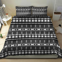 Pano De Terra Motifs Cabo Verde Bedding Set Black Color