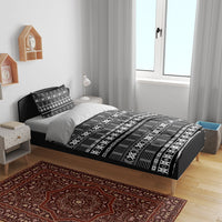 Pano De Terra Motifs Cabo Verde Bedding Set Black Color