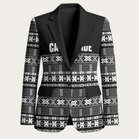 Pano De Terra Motifs Cabo Verde Blazer Black Color