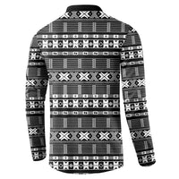 Pano De Terra Motifs Cabo Verde Button Sweatshirt Black Color