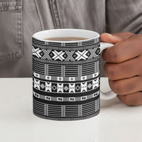 Pano De Terra Motifs Cabo Verde Ceramic Mug Black Color