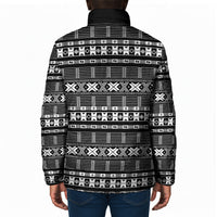 Pano De Terra Motifs Cabo Verde Padded Jacket Black Color