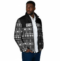 Pano De Terra Motifs Cabo Verde Padded Jacket Black Color