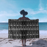 Pano De Terra Motifs Cabo Verde Sarong Black Color