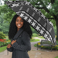 Pano De Terra Motifs Cabo Verde Umbrella Black Color