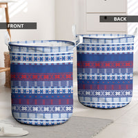 Pano De Terra Motifs Cabo Verde Laundry Basket Flag Color