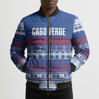 Pano De Terra Motifs Cabo Verde Bomber Puffer Jacket Flag Color