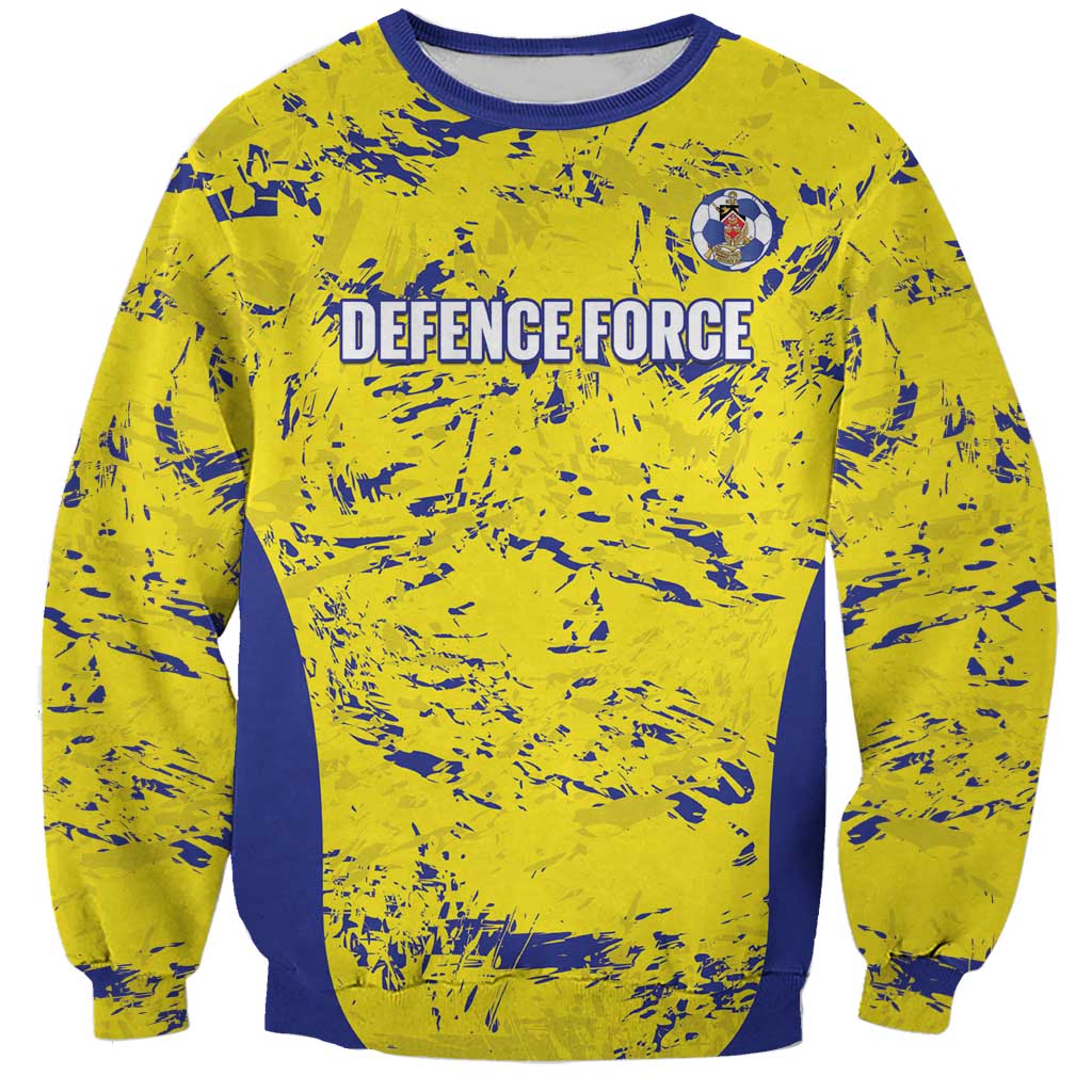 Defence Force Trinidad and Tobago Football Custom Sweatshirt Go Teteron Boy Grunge Vibe - Wonder Print Shop