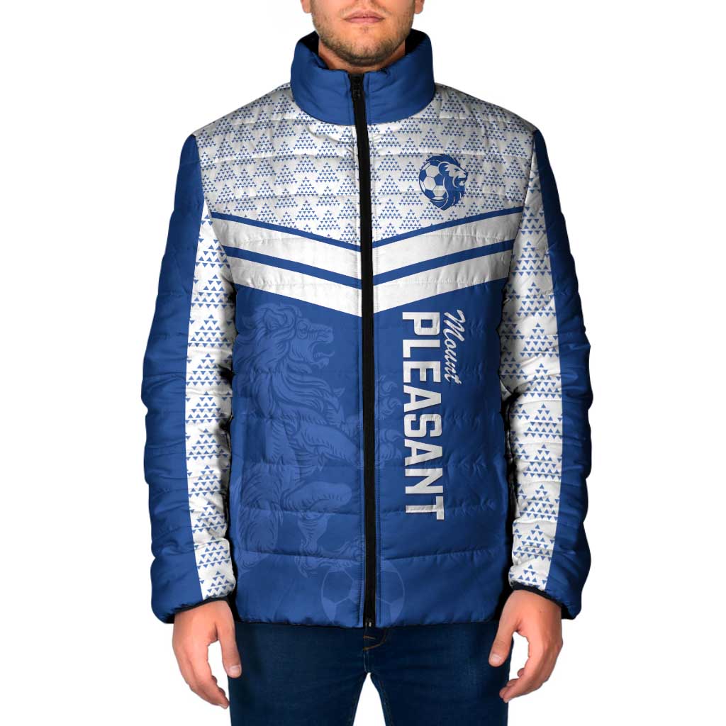 Mount Pleasant Jamaica Football Custom Padded Jacket Come On Stush - Wonder Print Shop