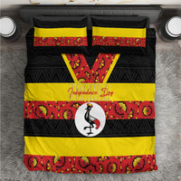 Uganda Independence Day Bedding Set Ugandan Kitenge African Pattern