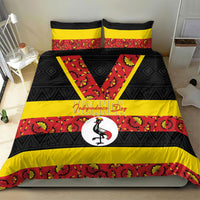 Uganda Independence Day Bedding Set Ugandan Kitenge African Pattern