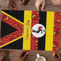 Uganda Independence Day Puzzle Ugandan Kitenge African Pattern
