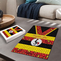 Uganda Independence Day Puzzle Ugandan Kitenge African Pattern