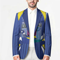 Personalized Curacao Day Blazer Dia di Pais Korsou