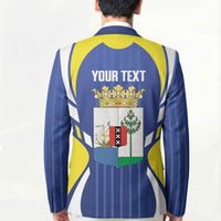 Personalized Curacao Day Blazer Dia di Pais Korsou
