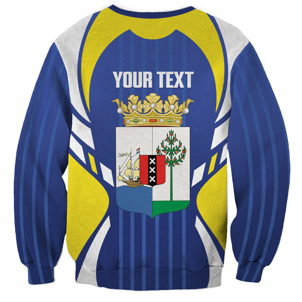 Personalized Curacao Day Sweatshirt Dia di Pais Korsou