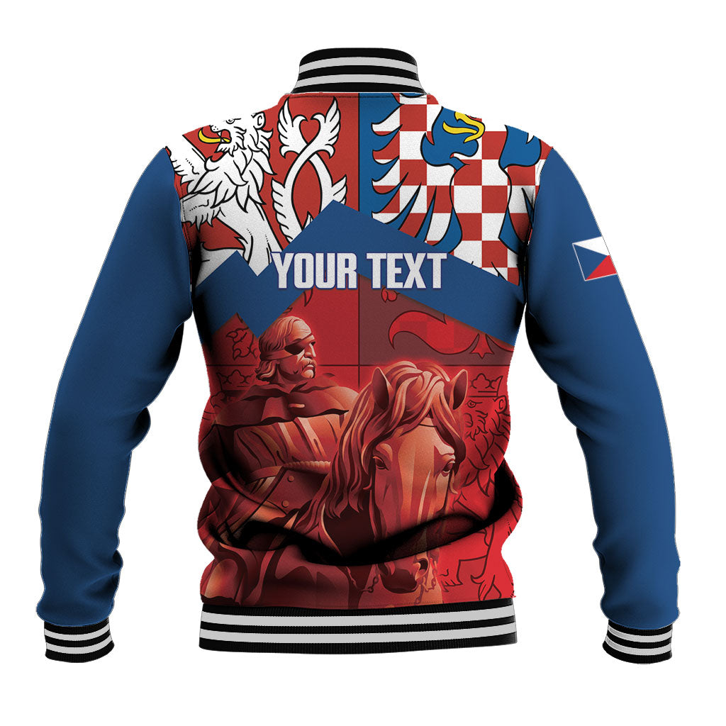 Personalized Czech Independence Day Baseball Jacket October 28 Vitkov National Monument
