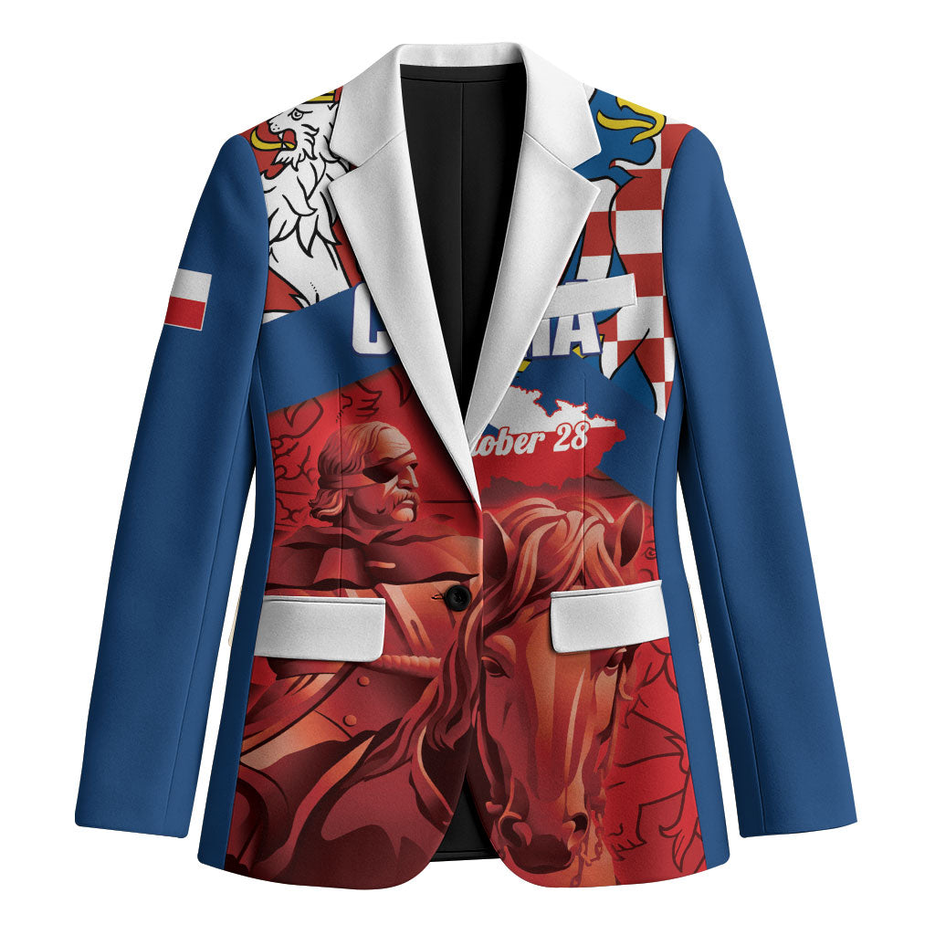 Personalized Czech Independence Day Blazer October 28 Vitkov National Monument