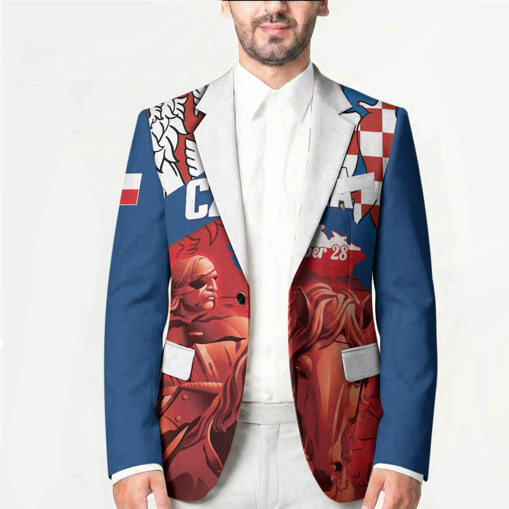 Personalized Czech Independence Day Blazer October 28 Vitkov National Monument