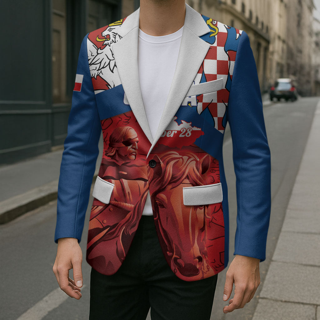 Personalized Czech Independence Day Blazer October 28 Vitkov National Monument