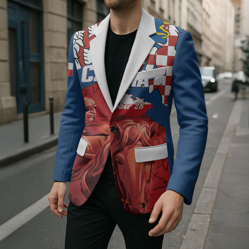 Personalized Czech Independence Day Blazer October 28 Vitkov National Monument