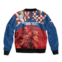 Personalized Czech Independence Day Bomber Jacket October 28 Vitkov National Monument