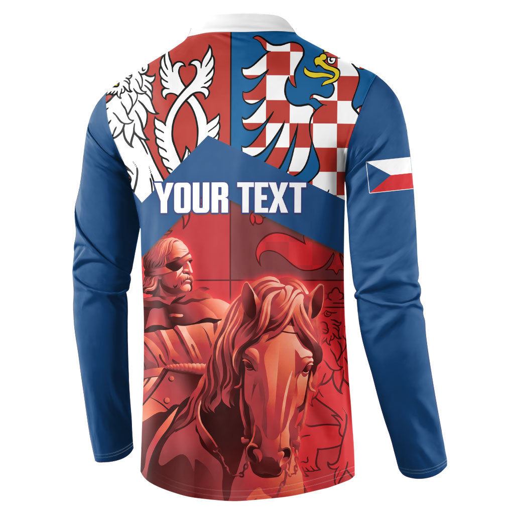Personalized Czech Independence Day Button Sweatshirt October 28 Vitkov National Monument