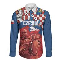 Personalized Czech Independence Day Long Sleeve Button Shirt October 28 Vitkov National Monument