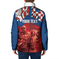 Personalized Czech Independence Day Padded Jacket October 28 Vitkov National Monument