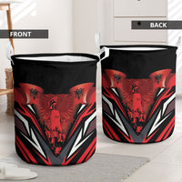 Dita e Flamurit Albania Laundry Basket Independence Monument Black Double-headed Eagle