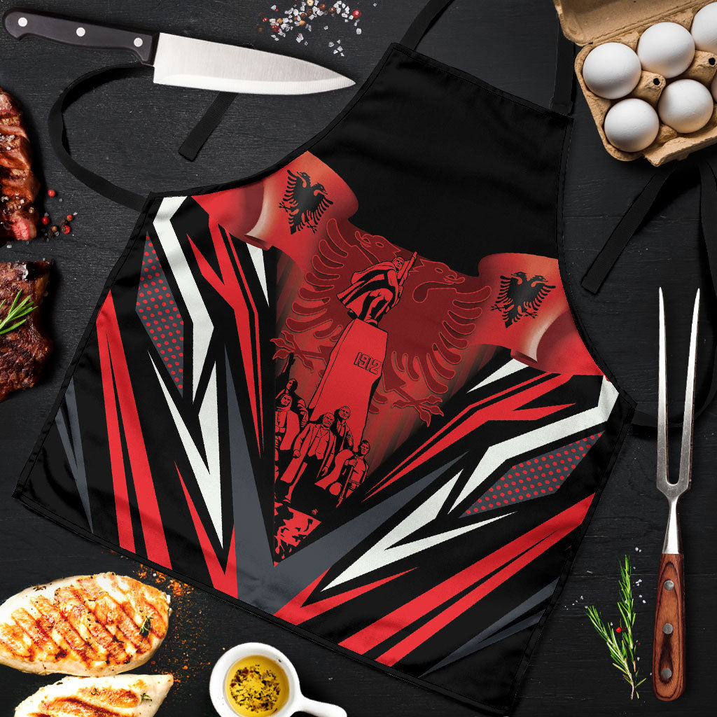 Dita e Flamurit Albania Apron Independence Monument Black Double-headed Eagle