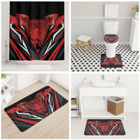 Dita e Flamurit Albania Bathroom Set Independence Monument Black Double-headed Eagle