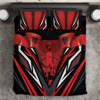 Dita e Flamurit Albania Bedding Set Independence Monument Black Double-headed Eagle